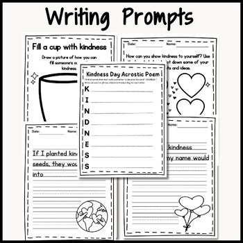 World Kindness Day Printable Reading Comprehension & Writing Activities