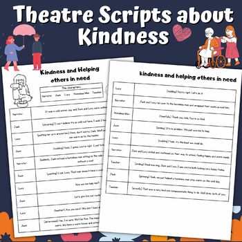 Preview of Random acts of kindness week, Reader's Theatre Scripts about Kindness