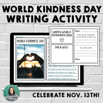 Preview of World Kindness Day Writing Activity!