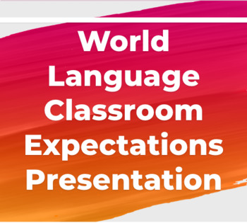 Preview of World Language Expectations Presentation