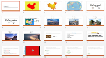 Preview of World Language Introduction- CHINESE