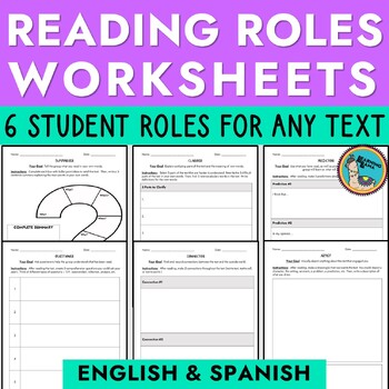 Preview of World Language Reading Roles - Interpretive Tasks Google and PDF