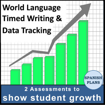 Preview of World Language Timed Writing & Data Tracking SLO