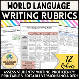 World Language Writing Rubrics (French, Spanish, Italian, 