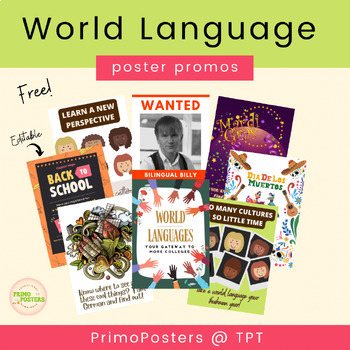 Preview of World Language promo posters