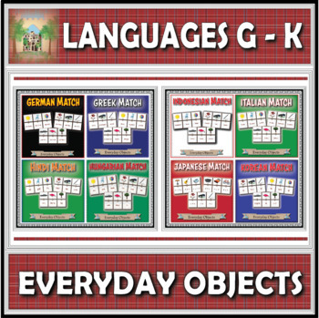 Preview of World Languages (G-K) - Everyday Objects