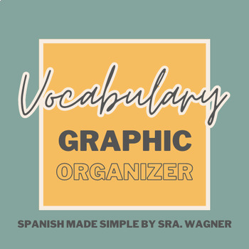Preview of World Languages Vocabulary Organizer