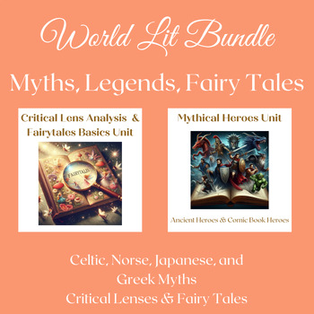 Preview of World Lit Mini Bundle- Myths, Legends, and Fairy Tales