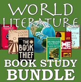 World Literature Full Year Book Study BUNDLE  (Modern/High