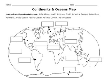 World Map by Jodi's Jewels | Teachers Pay Teachers
