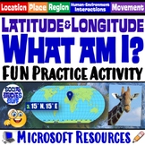 FUN Latitude Longitude Practice Activity | Geography Locat