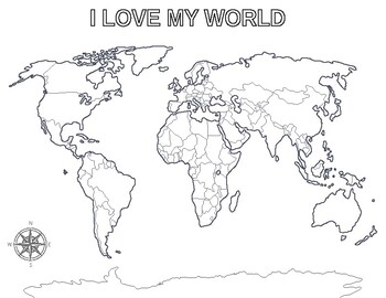 World Map Coloring Page Pdf / Globe Coloring Pages Getcoloringpages Com