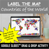World Map Puzzles BUNDLE | Drag and Drop Map Activity in G