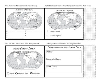 World Map Skills by Leah Childers | Teachers Pay Teachers