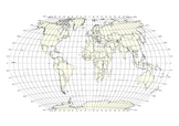 World Map - latitude and longitude grid