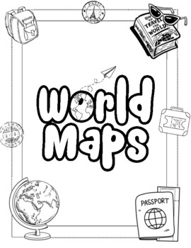 world map coloring teaching resources teachers pay teachers