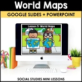 World Maps Geography Social Studies Activities Lessons Con