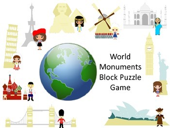 Preview of World Monument Puzzle Blocks - Around the World GAME