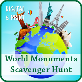 Preview of World Monuments Scavenger Hunt