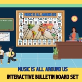 World Music Interactive Bulletin Board Set
