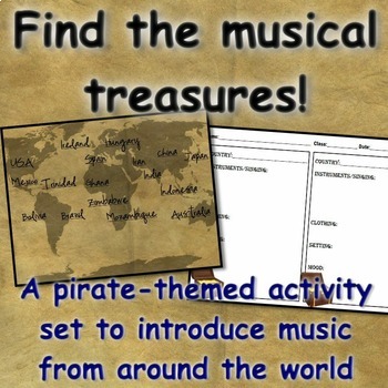 Preview of World Music Introduction: Pirates Find the Treasures!