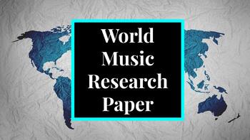 Preview of World Music Research Project (UPDATED)