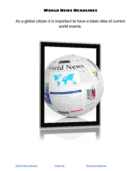 World News Headlines Research by Be Global History Language Culture
