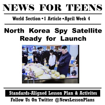 Preview of World_North Korea Launches Spy Satellite_Current Event News Article Reading_2023