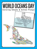 World Oceans Day | Marine Debris | Coloring Pages and Acti