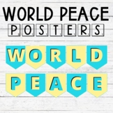 World Peace Posters - Free Classroom Decor Banner