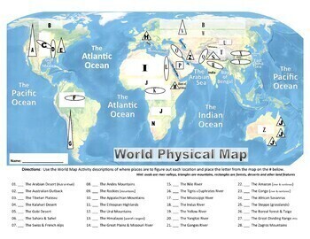 world map puzzle teaching resources teachers pay teachers
