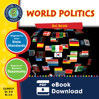 Preview of World Politics BIG BOOK Gr. 5-8