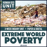 World Poverty Living on One Dollar a Day Unit Print & Digital