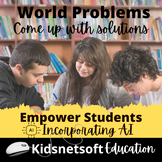 World Problems using Canva Magic Write to Generate Solutio