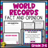 Fact and Opinion Activity | World Records