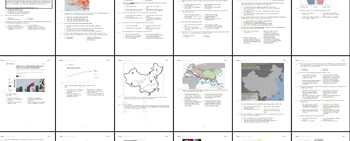 Preview of World Regional Geography Multiple Choice Test- East Asia -China, Korea, Japan