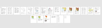 Preview of World Regional Geography- Sub Saharan Africa Multiple Choice Test-58 Questions