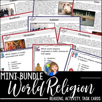 World Religions Activities Bundle By Social Studies Success | TpT