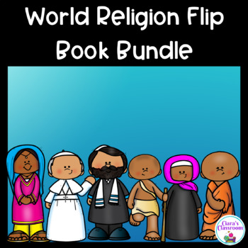 Preview of World Religion Flip Books