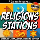 World Religion Stations Activity Set & Comparing Religions