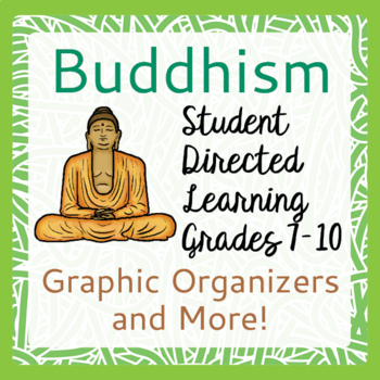 Preview of World Religions BUDDHISM Research Project Graphic Organizers PRINT and EASEL