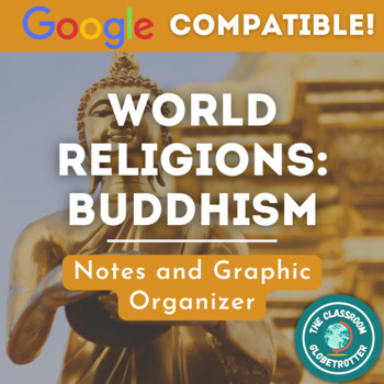 Preview of World Religions: Buddhism- Notes and Graphic Organizer - NO PREP!