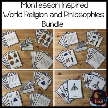 Preview of World Religions Bundle, Montessori Inspired