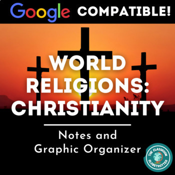 Preview of World Religions: Christianity - Notes and Graphic Organizer - NO PREP!