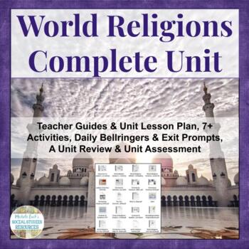 Preview of World Religions Complete Unit