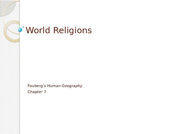 Preview of World Religions Comprehensive PowerPoint