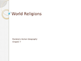 World Religions Comprehensive PowerPoint