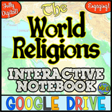 World Religions DIGITAL Interactive Notebook! Google Drive