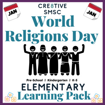 Preview of World Religions Day Elementary Pack