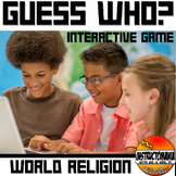 World Religions Guess Who Class Interactive Game - Guess A
